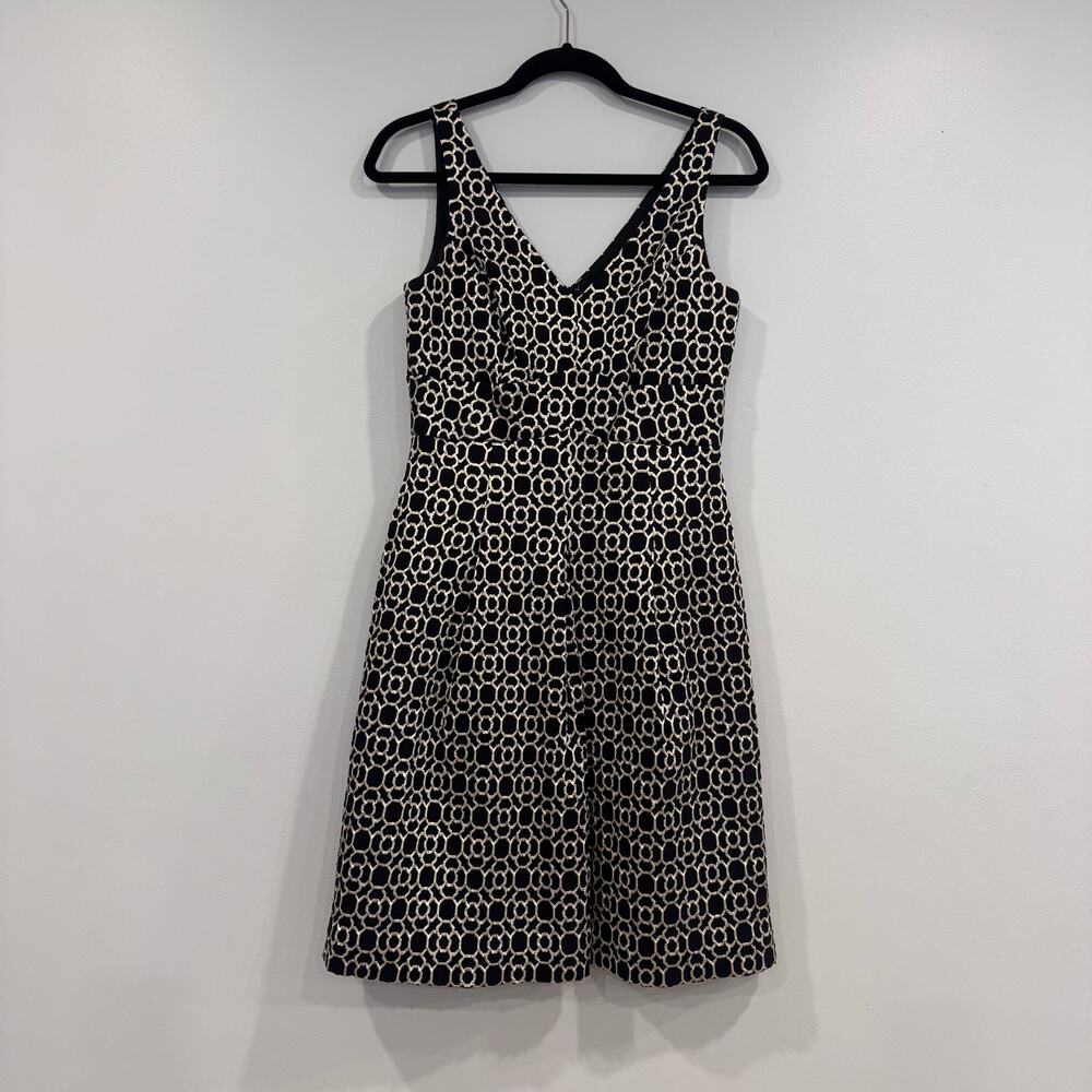 Lauren Ralph Lauren Black and White Gold Dress
